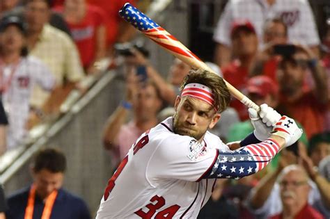 Watch: Nats’ Bryce Harper hacks 9 bombs in 47 seconds to win Home Run ...