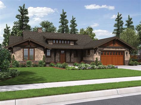 The Meriwether: Craftsman Ranch House Plan