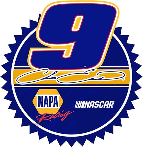 Home Décor Chase Elliott #9 NASCAR Die-Cut Vinyl Decal Sticker Choose ...