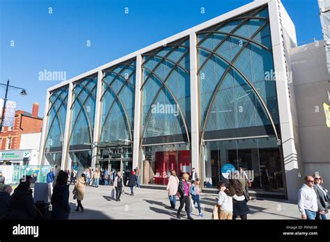 The new John Lewis Partnership department store in High Street, Cheltenham, Gloucestershire ...