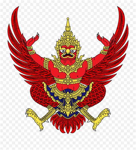 Chart Symbol - National Emblem Of Thailand Emoji,Thai Flag Emoji - Free ...