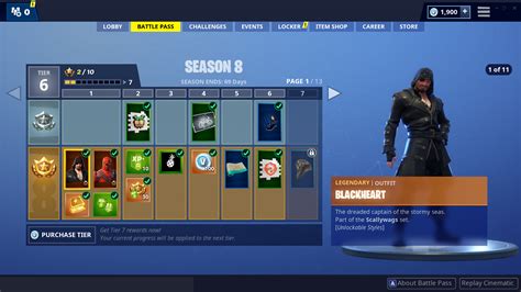 Fortnite Season 8 Battle Pass Rewards - Fortnite Guide - IGN