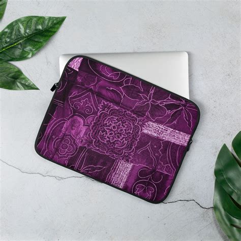 Purple Abstrct Design Laptop Sleeve Lap Top Case Cover | Etsy