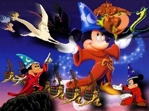 Mickey Mouse Fantasia Wallpaper - WallpaperSafari