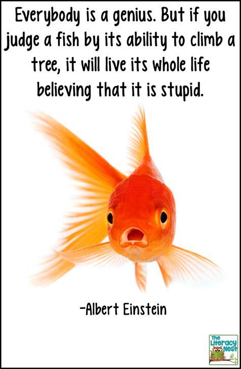 Fish In A Tree Quote : Albert Einstein Quote: "Everybody is a genius ...