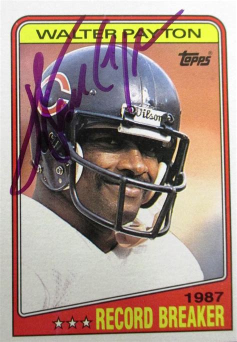 Walter Payton | PSA AutographFacts℠