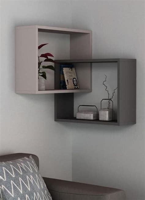 Corner Shelves Design For Living Room | Baci Living Room