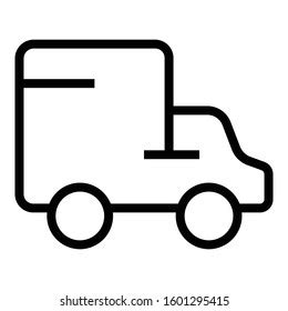 Delivery Van Icon Vector Graphics Stock Vector (Royalty Free ...