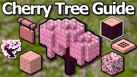 Ultimate Minecraft 1.20 Cherry Blossom Tree Guide - YouTube