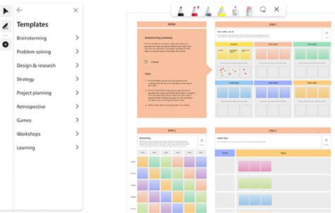 Insert templates in Whiteboard - Microsoft Support