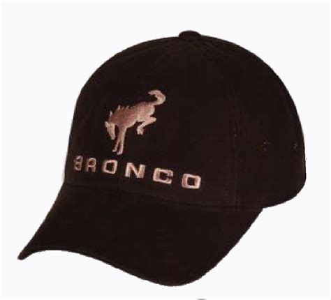 Ford Bronco Logo Brown Cap Hat - CycleServe Store