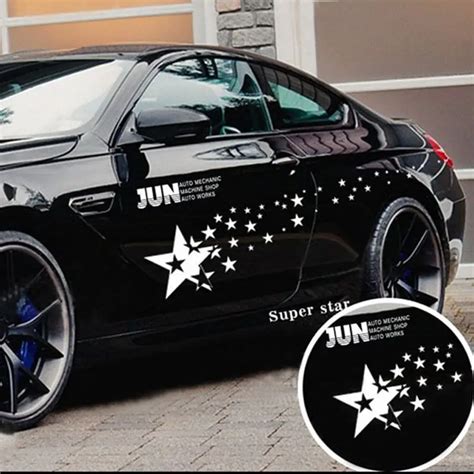 Aliexpress.com : Buy 1 Set Many Stars Universal Car Stickers and Decals Star Patterns Sports ...