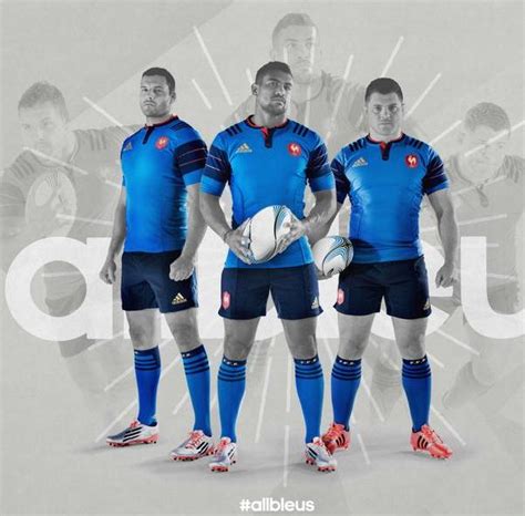 New France Rugby Kit 2014-2015 Adidas Les Bleus French Rugby Jersey ...