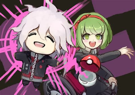 komaeda nagito and towa monaca (pokemon and 2 more) drawn by youko ...