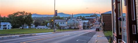 Dusk in downtown Luray VA | Luray Downtown Initiative