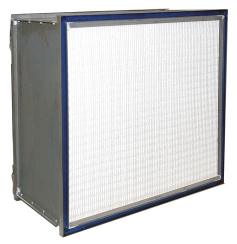 AIR HANDLER HEPA Air Filter, 24 in x 24 in x 11-1/2 in, 99.99 % ...