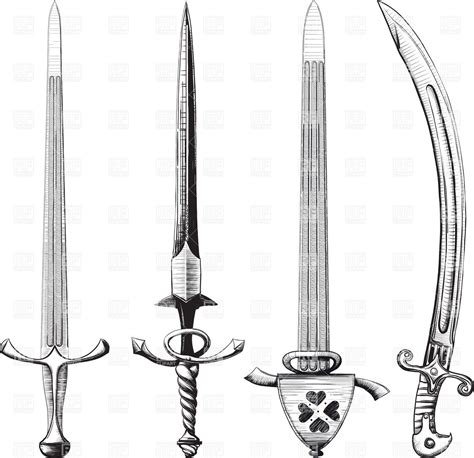 Medieval weapon clipart - Clipground