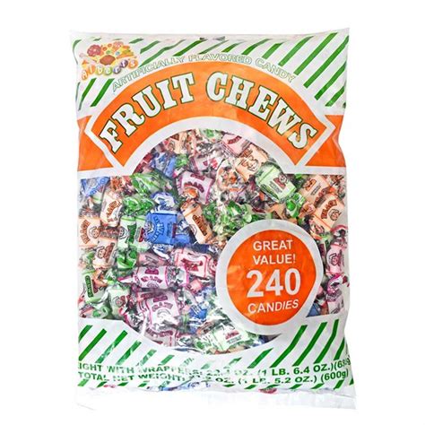 Assorted Fruit Chews - 240 Count - Bulk Candy Store