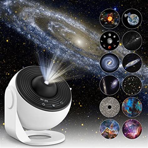 Staenokik Galaxy Projector Star Projector Built Bluetooth Speaker Night Light Projector For Kids ...