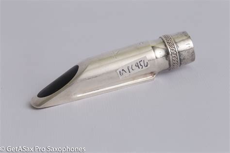 Selmer C** Alto Saxophone Mouthpiece Vintage Scroll Metal Silver MPC956 ...