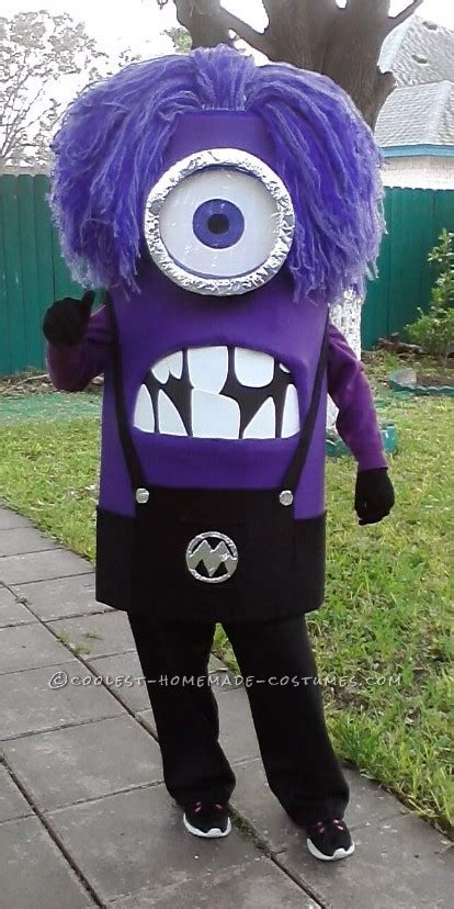 Awesome Homemade Purple Minion Costume