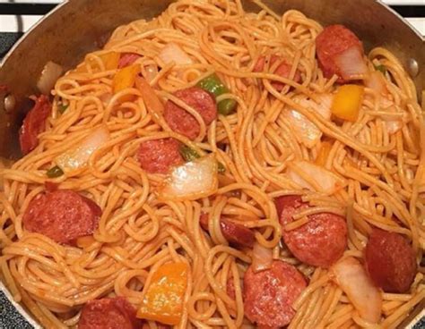 Recette : Spaghetti Haïtien. | Haitian food recipes, Food, African recipes nigerian food