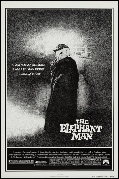 The Elephant Man. [Movie Poster].: (1980) | Dark Parks Books & Collectibles