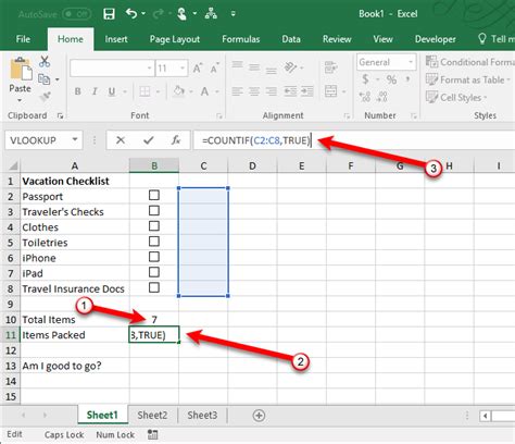 How to Create a Checklist in Microsoft Excel | Excel shortcuts ...