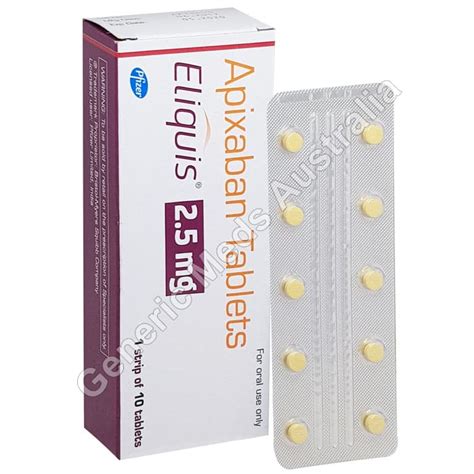 Apixaban 2.5mg Tablet - Uses, Dosage, Side Effects | Buy now