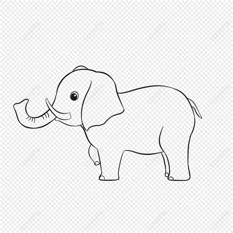 Elephant Stick Figure, Children Education, Material, Early Childhood Education PNG Hd ...