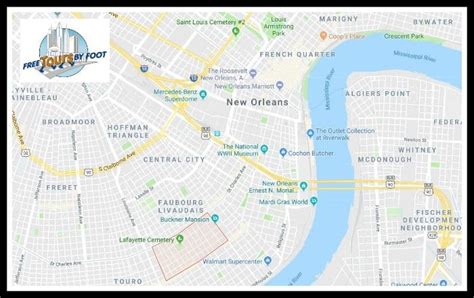 Garden District New Orleans Walking Tour Map | Fasci Garden