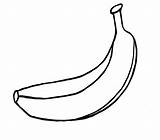 Banana Printable Coloring Sheet Pages sketch template