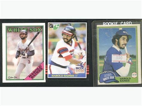 Three Harold Baines Cards Rookie Card Chicago White Sox Central Ottawa (inside greenbelt), Ottawa