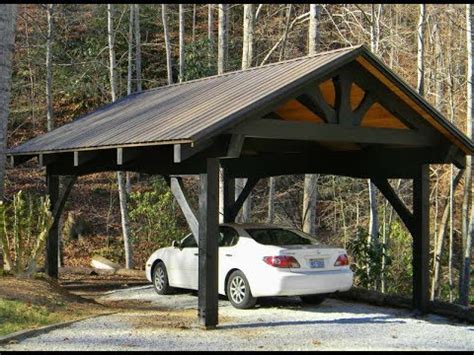 Carport Ideas | Building Your Own Wood Carport - YouTube