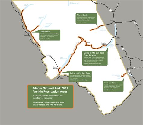 Spring 2024 Tour Glacier National Park Map - Neile Austine