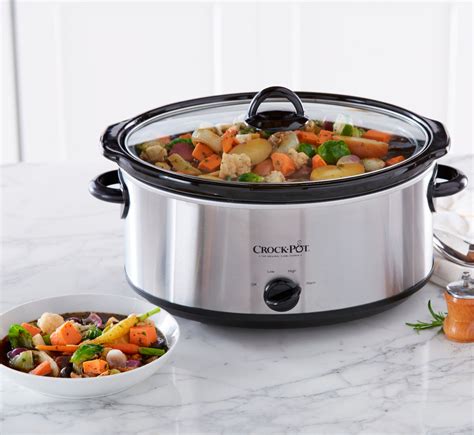 Best Buy: Crock-Pot 7-Quart Oval Manual Slow Cooker Stainless Steel ...