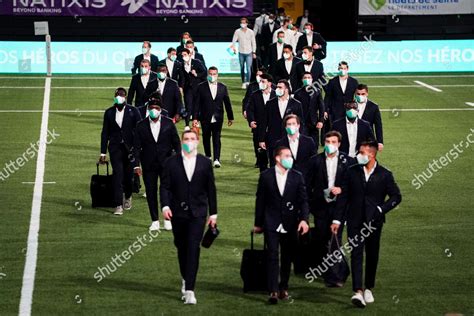 Racing 92 Players Arriving Stadium Costume Editorial Stock Photo - Stock Image | Shutterstock