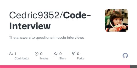 GitHub - Cedric9352/Code-Interview: The answers to questions in code ...