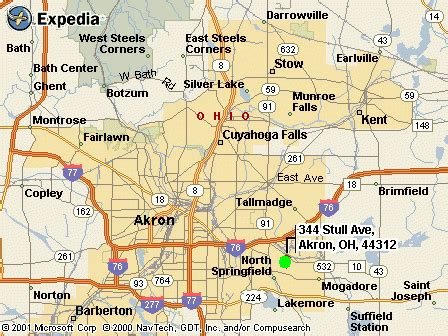 30 Map Of Akron Ohio Maps Database Source | Maps Of Ohio