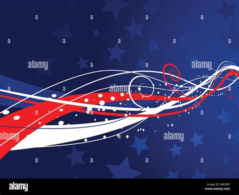 Abstract patriotic background for fourth of July Stock Vector Image & Art - Alamy