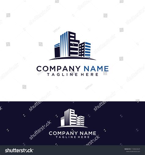 Office Building Logo Design Stock Vector (Royalty Free) 1194024625 ...