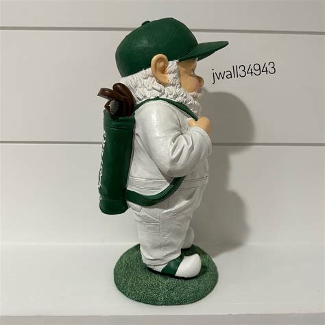 NEW 2018 Masters Garden Gnome Caddie Caddy Authentic Augusta National Golf Club | eBay