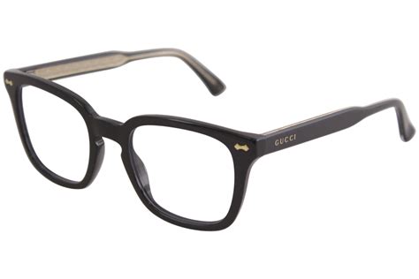 Gucci Men's Eyeglasses GG0184O GG/0184/O 001 Black Full Rim Optical Frame 50mm 889652090290 | eBay