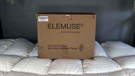 Unboxing - ELEMUSE Twin Mattress Topper - YouTube