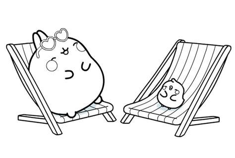 Molang Relaxing coloring page - Download, Print or Color Online for Free