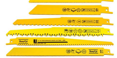 What Are The Different Types Of Reciprocating Saw Blades?