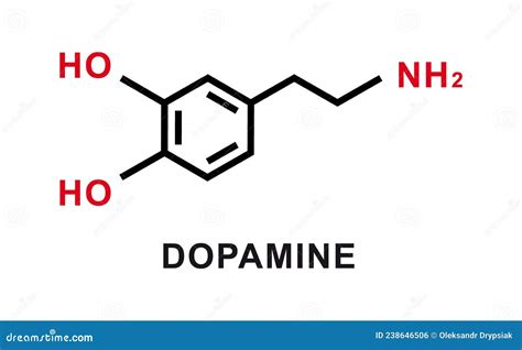 Dopamine Chemical Formula. Dopamine Chemical Molecular Structure ...