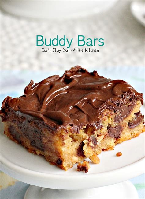 Buddy Bars – Can't Stay Out of the Kitchen