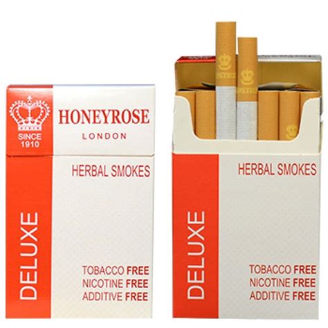 Honeyrose Herbal Cigarettes Deluxe 20s | Wicked Habits