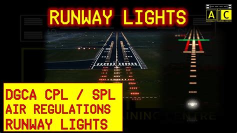 Runway Lights | AIR REGULATIONS | Best Explanation - YouTube